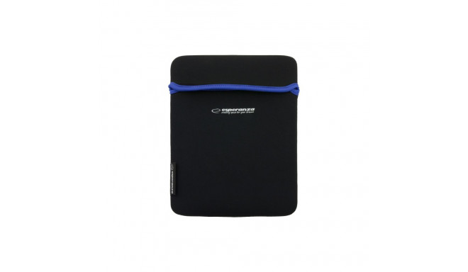 ET172B Etui neopren na tablet 9,7" czarno - niebieskie Esperanza