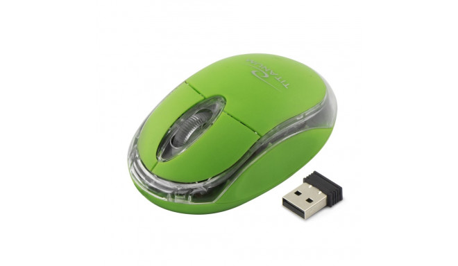 TM120G Mysz bezprzewodowa 2.4GHz 3D optyczna USB Condor zielona