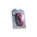 TM114P Mysz bezprzewodowa 2.4GHz 3D optyczna USB Rainbow różowa