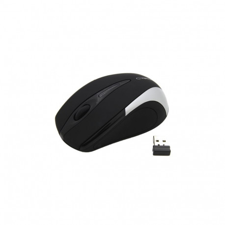 EM101S Mysz bezprzewodowa 2.4GHz 3D optyczna USB Antares srebrna