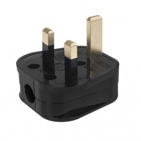 MCE193 52067 UK pistik must kaablile paigaldatav 13A 230V UK 3 pin