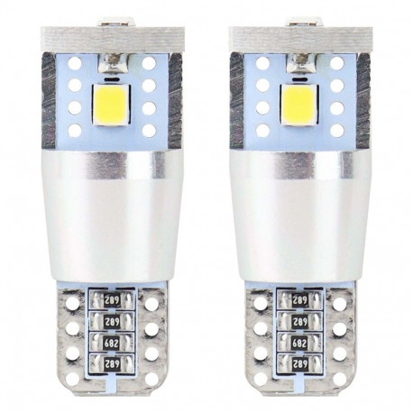 led canbus 3smd 2835 t10e w5w alu valge 12v 24v amio-01637 pirnid