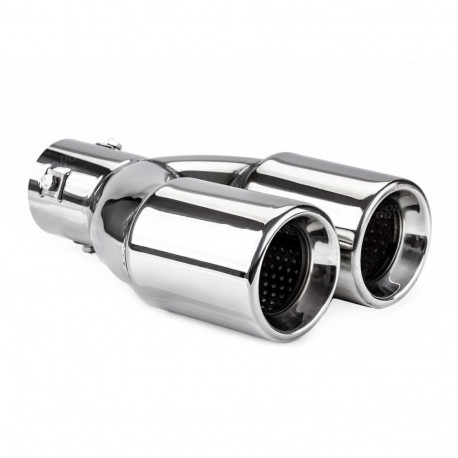 Końcówka tłumika wydechu stal nierdzewna mt 008 chrom amio-01308