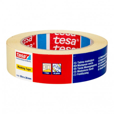 H5102302 maalriteip maskimisteip 50m / 30mm, Tesa 51023