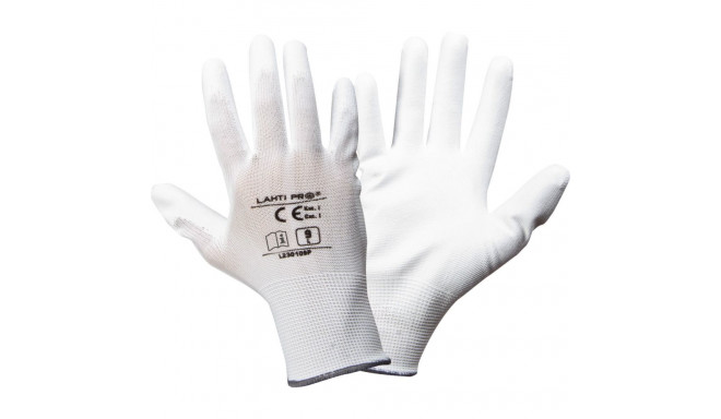 L230110W polüuretaaniga kaetud kindad [L230110P], 12 paari, "10", CE, LahtiPro