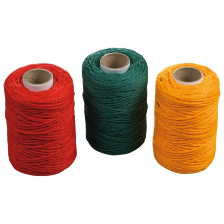 Universaalne nöör fi=2mm pikkus 50m kmpl. 3 tk kolm värvi