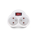 MCE31 Gniazdko prądowe X2 z wyłącznikiem 3680W