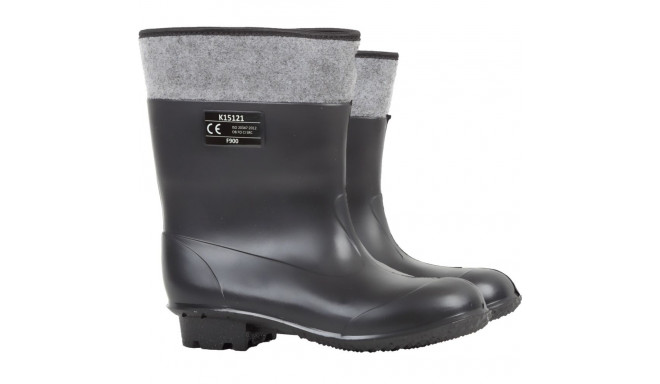 Kalosze filcowe męskie, pvc, r. 45