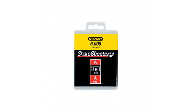 TRA202T1 klambrid tüüp A, 3/53/530, 4 mm, 1000 tk, Stanley 1-TRA202T