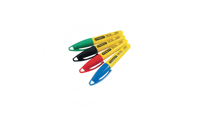 473291 Markerid mini 4 värvi ümar ots Stanley (72 tk.)