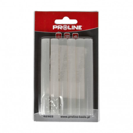 Klej w laskach uniw.,11mm,bezb.,szt.12*250mm,karta,proline