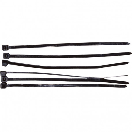 Opaski zaciskowe (czarne) 2.5mm*200mm szt.100