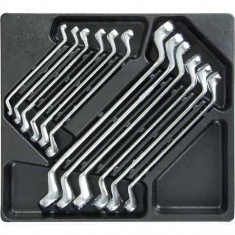 Tacka na klucze oczkowo odgięte 12 szt. pusta