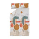 BED COV SET COTTON GEOMETRIX200X220