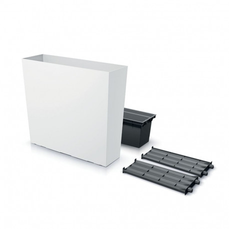 Doniczka URBI CASE TOWER DUC800T valge