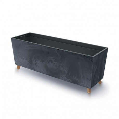 Doniczka URBI CASE BETON EFFECT N DUC800NE - antracytowy