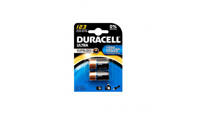 8702# Bateria litowa 3v`cr123 duracell blister 2sztuki