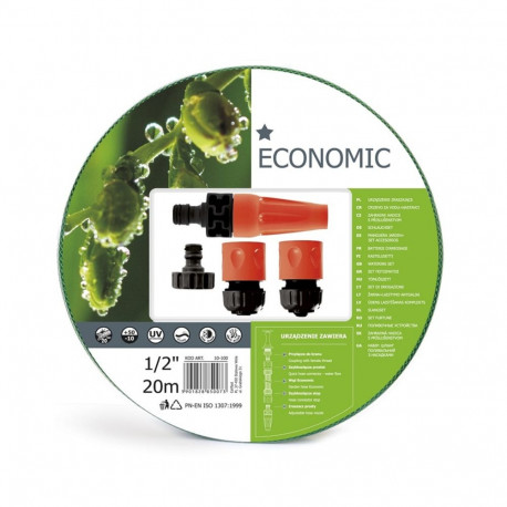 Zestaw ogrodowy 20 m 1/2" otsikutega Cellfast Economic