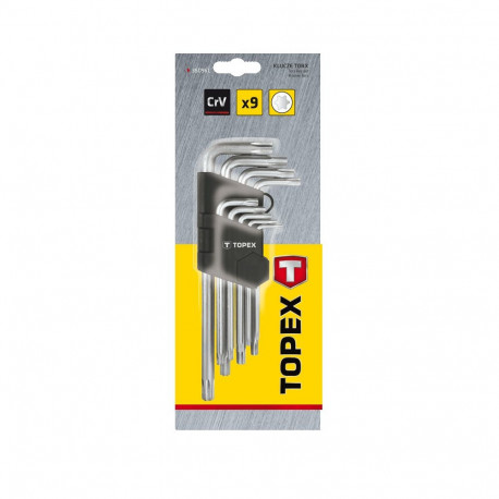 Torx võtmed T10-T50, komplekt 9 tk.