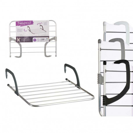 Clothes Line Kipit WR1013D WR1013D White Silver Light grey Dark grey Aluminium Plastic 63 x 3 x 50 c