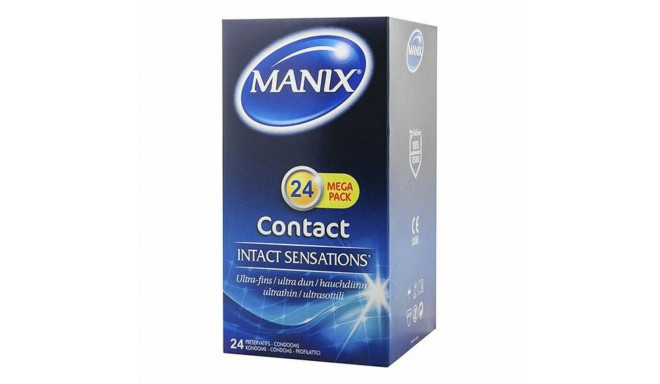 Condoms Manix Contact No 18,5 cm (24 uds)