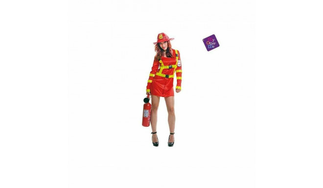 Costume for Adults My Other Me Sexy Firewoman Red M/L (2 Pieces)