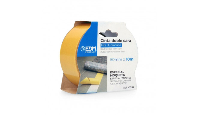 Adhesive Tape EDM 47154 10 m x 50 mm 50 mm x 10 m White