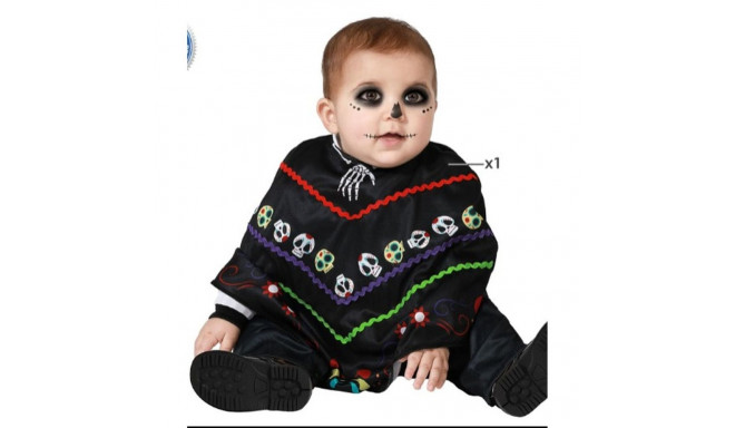 Costume Skeleton Mexican Baby - 6-12 Months