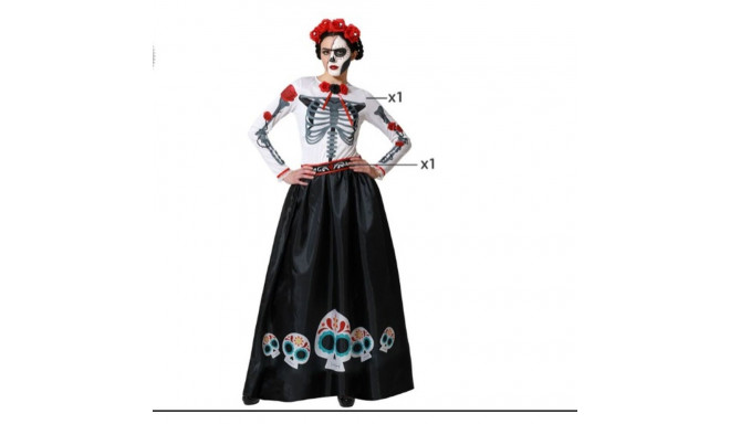 Costume Skeleton Mexican Multicolour - XXL