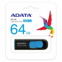 USB-pulk Adata 64GB DashDrive UV128 64 GB Sinine Must 64 GB