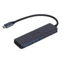 USB-jaotur Unitek H1107Q Must