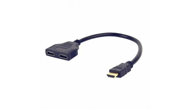 HDMI-Kaksik-HDMI Adapter GEMBIRD DSP-2PH4-04 Must