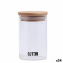 Läbipaistev Klaaspurk Quttin    6,5 x 11 cm Silikoon 250 ml (24 Ühikut)