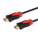 HDMI Kaabel Savio CL-95 Must Punane 1,5 m