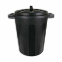 Rubbish Bin Dem 70 L Black 56 x 45 x 60 cm (3 Units)