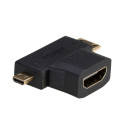 HDMI-Mikro-HDMI Adapter Akyga AK-AD-23 Mini HDMI Must