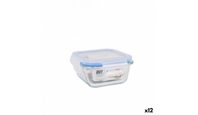 Hermetic Lunch Box Quttin Squared 300 ml (12 Units)