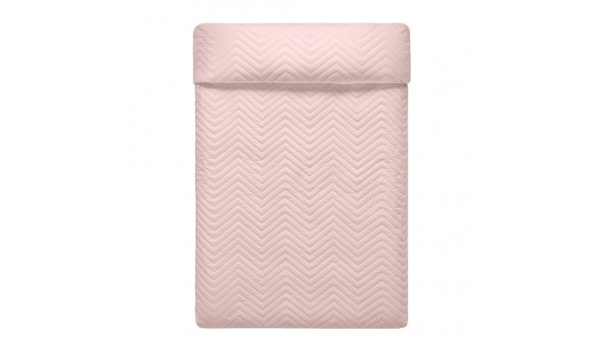 Reversible Bedspread HappyFriday Basic Arista Grey Light Pink 260 x 260 cm