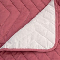 Reversible Bedspread HappyFriday Basic Arista White Magenta 270 x 260 cm