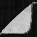 Reversible Bedspread HappyFriday Basic Dash Black 270 x 260 cm