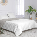 Reversible Bedspread HappyFriday Basic Dash Grey 240 x 260 cm