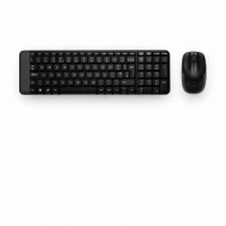 Klaviatuur ja Juhtmevaba Hiir Logitech 920-003159 Must Hispaaniakeelne Qwerty