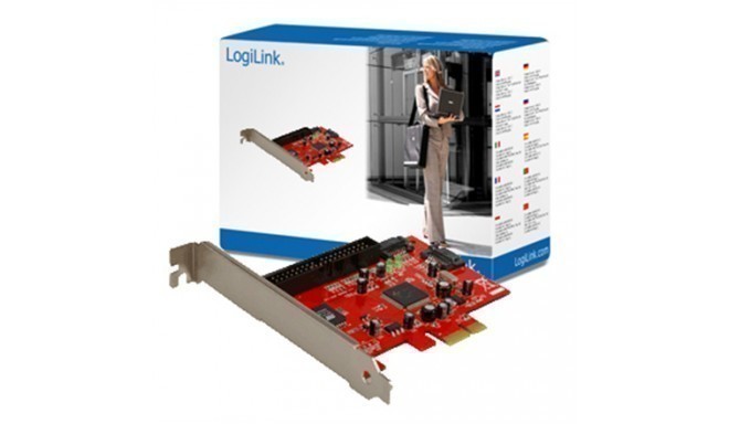 PCI Exp.Logilink 2x-SATA 1xATA