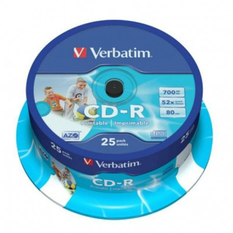Prinditav CD-R Verbatim 43439 700 MB 52x 25 pcs 700 MB