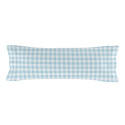 Quilted Zipper Bedding HappyFriday Basic Blue 105 x 200 cm Gingham