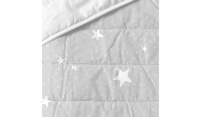 Bedspread (quilt) HappyFriday BASIC KIDS Grey 100 x 130 cm Baby Crib