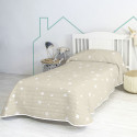 Bedspread (quilt) HappyFriday BASIC KIDS Beige 180 x 260 cm