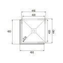Sink with One Basin Cata CB4040R10