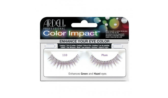 Набор накладных ресниц Ardell Color Impact Nº 110 Plum