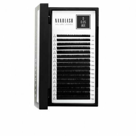 Kunstripsmete komplekt Nanolash VOLUME LASHES Pikendused 6-13 mm